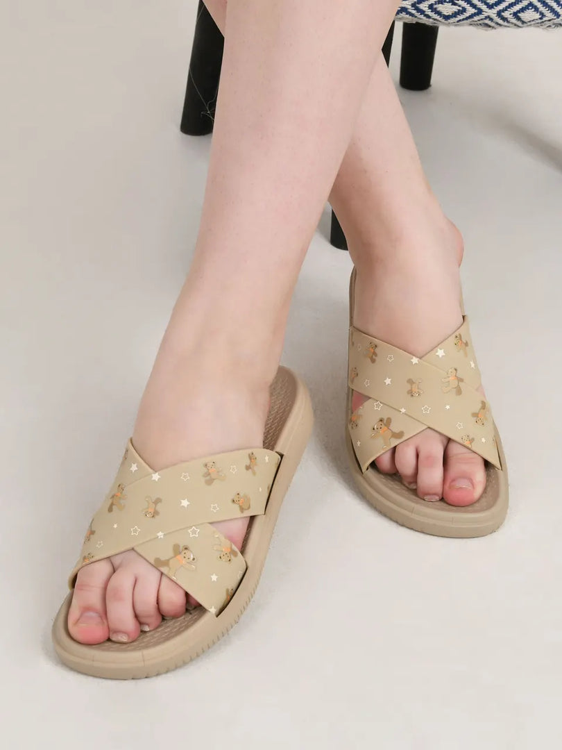 Heleey Flat Off Beige Crocs SC-29