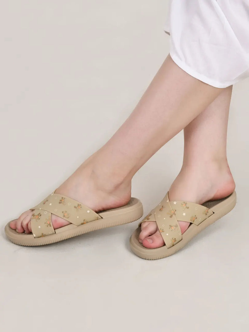 Heleey Flat Off Beige Crocs SC-29