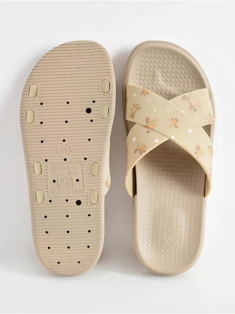Heleey Flat Off Beige Crocs SC-29