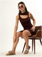 Load image into Gallery viewer, Heleey Brown Flats with Bow Dot Design
