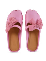 Load image into Gallery viewer, Heleey Pink Flats with Bow Dot Design SC-07