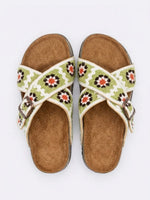 Load image into Gallery viewer, Heleey Meadow Muse Cross Slides