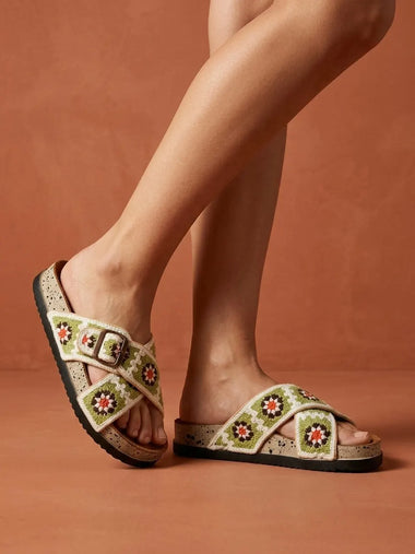 Heleey Meadow Muse Cross Slides