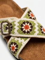 Load image into Gallery viewer, Heleey Meadow Muse Cross Slides