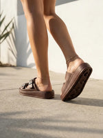 Load image into Gallery viewer, Heleey Cocoa Classic Buckle Slides