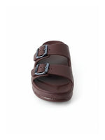 Load image into Gallery viewer, Heleey Cocoa Classic Buckle Slides
