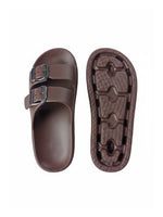 Load image into Gallery viewer, Heleey Cocoa Classic Buckle Slides