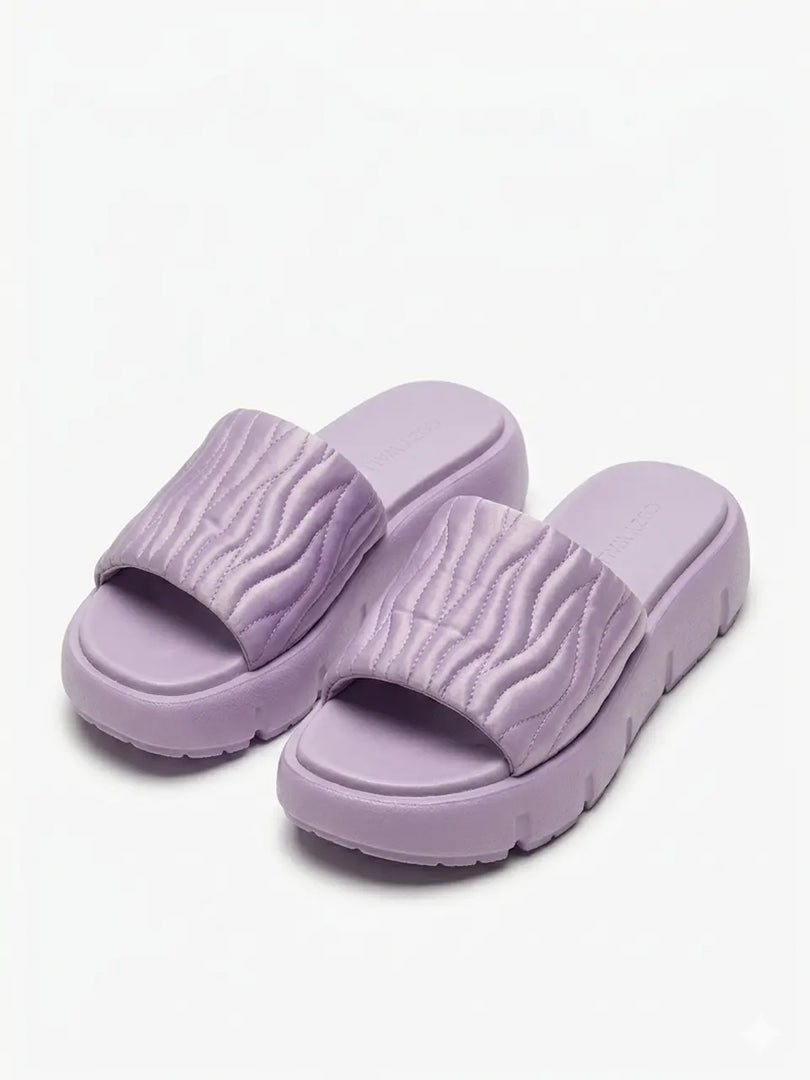 Heleey Lavender Dream Platform Slides