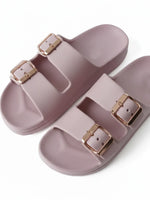 Load image into Gallery viewer, Heleey Blush Glow Buckle Slides