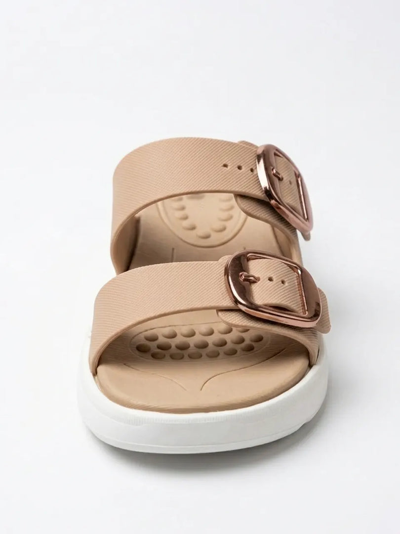 Heleey Sand Luxe Comfort Slides