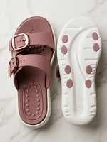Load image into Gallery viewer, Heleey Rosewood Comfort Buckle Slides