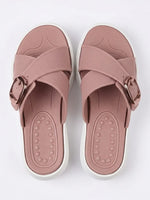 Load image into Gallery viewer, Heleey Blush Radiance Buckle Slides