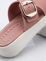 Load image into Gallery viewer, Heleey Blush Radiance Buckle Slides