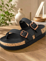 Load image into Gallery viewer, Heleey Urban Comfort Toe-Loop Buckle Sandals