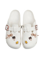 Load image into Gallery viewer, Heleey Ivory Charm Clogs