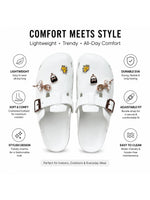 Load image into Gallery viewer, Heleey Ivory Charm Clogs