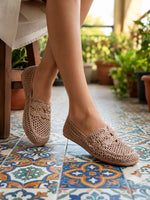 Load image into Gallery viewer, Heleey Flora Weave Slides