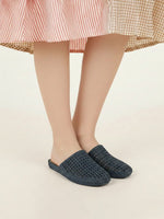 Load image into Gallery viewer, Heleey Midnight Weave Mules