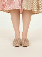 Load image into Gallery viewer, Heleey Blush Weave Comfort Mules