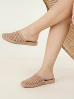 Load image into Gallery viewer, Heleey Blush Weave Comfort Mules
