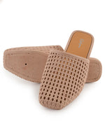 Load image into Gallery viewer, Heleey Blush Weave Comfort Mules