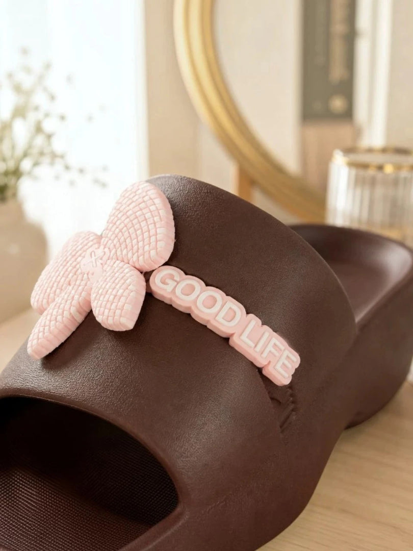 Heleey Butterfly Bliss Comfort Slides