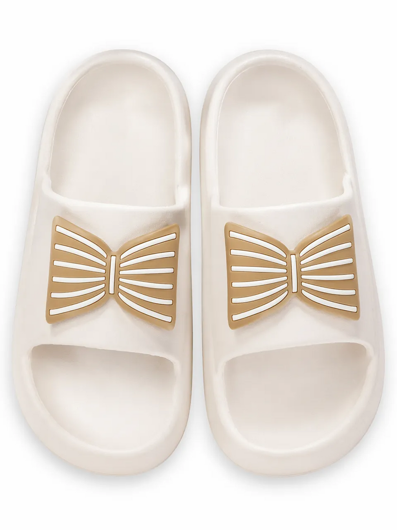 Ivory Bow Bliss Slides
