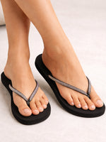 Load image into Gallery viewer, Midnight Spark Flip Flops