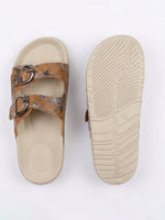 Load image into Gallery viewer, Autumn Bloom Buckle Slides