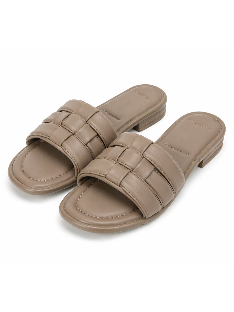 Soft Weave Comfort Slides
