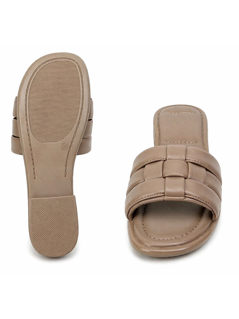 Soft Weave Comfort Slides