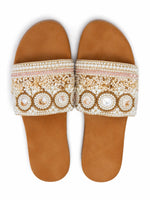 Load image into Gallery viewer, Pearl Luxe Slides