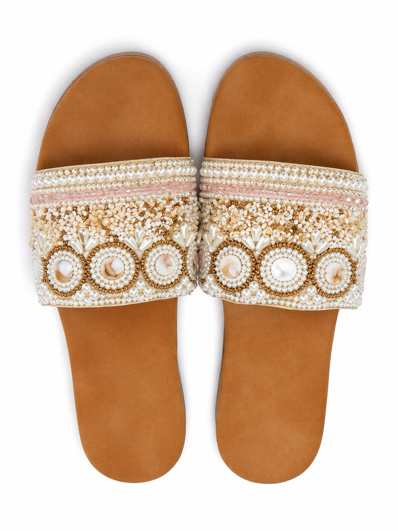 Pearl Luxe Slides