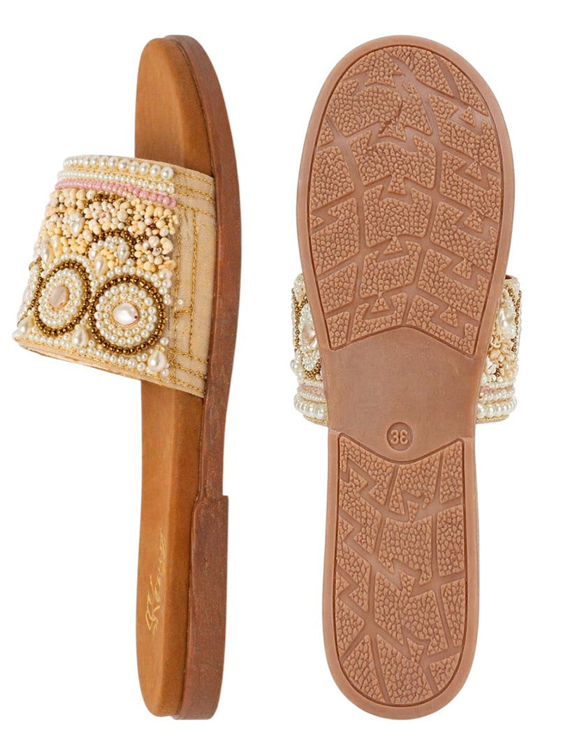 Pearl Luxe Slides
