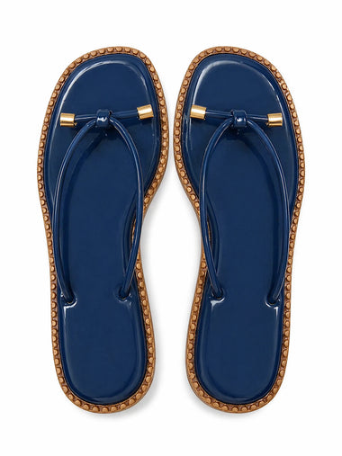 Midnight Gloss Flip-Flops