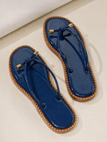 Load image into Gallery viewer, Midnight Gloss Flip-Flops