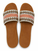 Load image into Gallery viewer, Blush Glow Embellished Slides