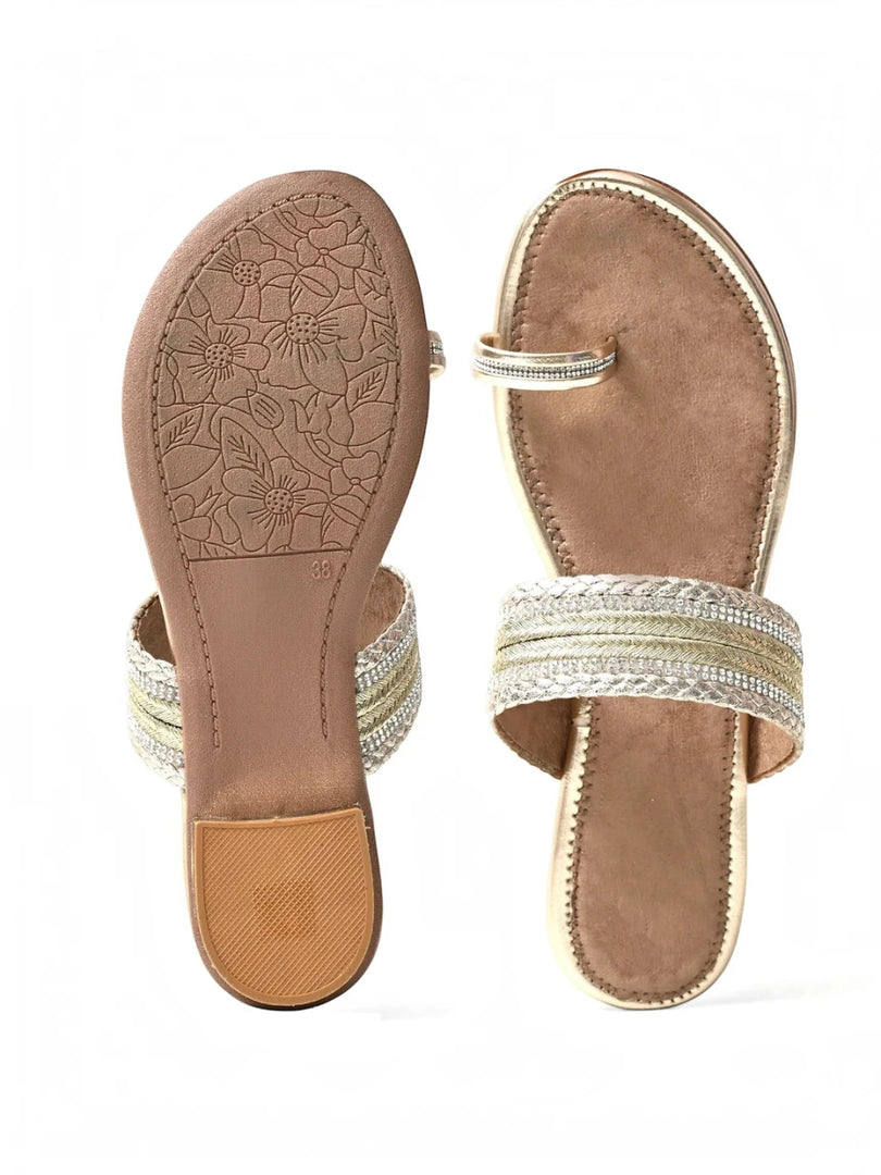 Designer Kolhapuri Lightweight Flats